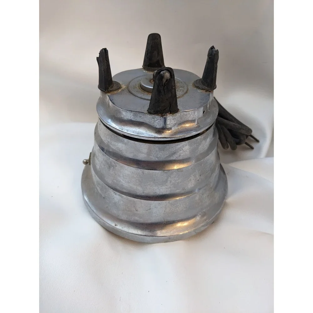 1930 Waring Blender Model SS Art Deco Chrome Beehive Blender Jar Lid NYC Working